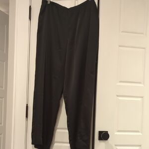 a new day Women's Silky Black Wide Leg Pants
